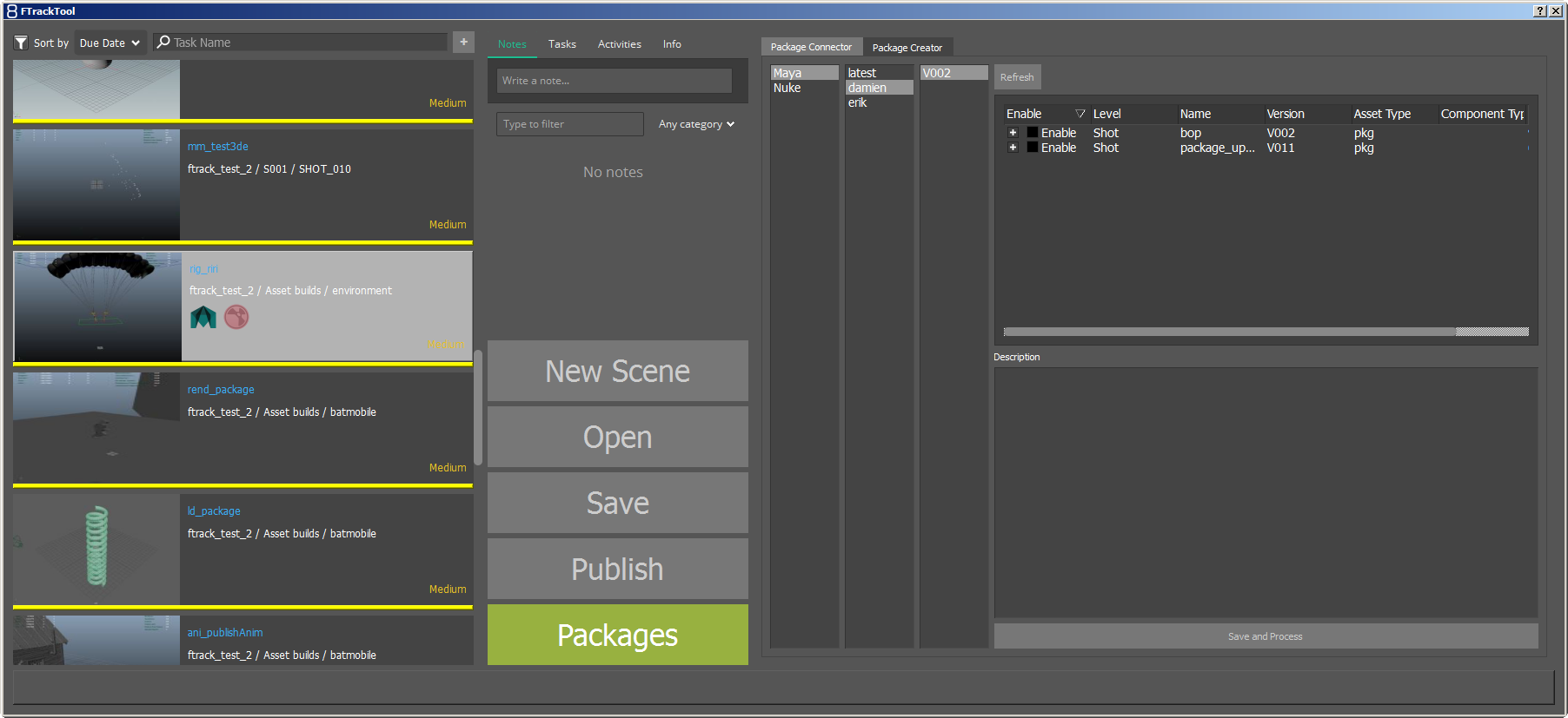 The Eight VFX Tool One UI for all ftrack