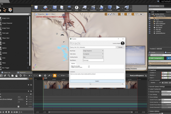 Unreal Engine ftrack Studio 5