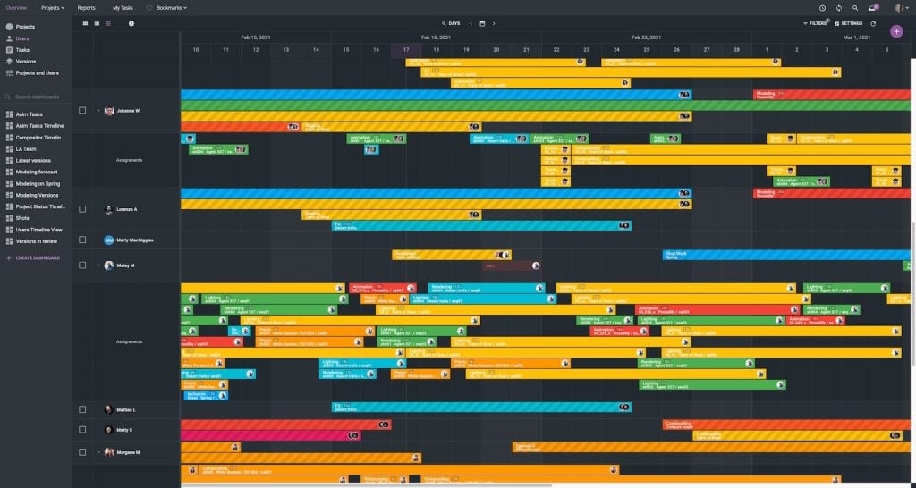 Creative project planning - Try it today for free in ftrack Studio