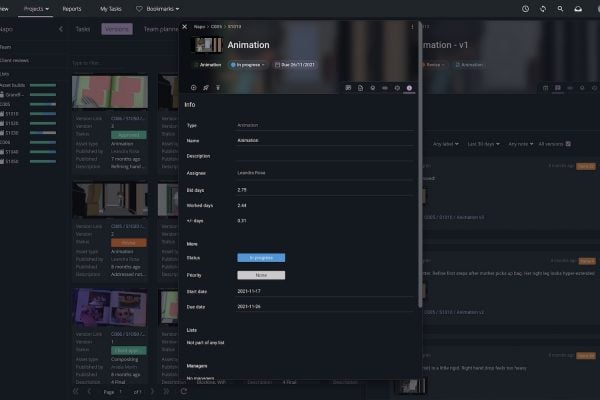 New sidebar + UI_ftrack Studio_2022_5